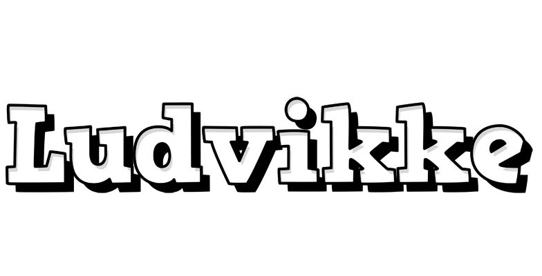Ludvikke snowing logo