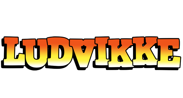 Ludvikke sunset logo