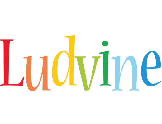 Ludvine birthday logo