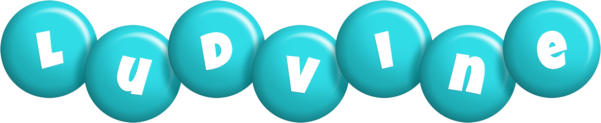Ludvine candy-azur logo