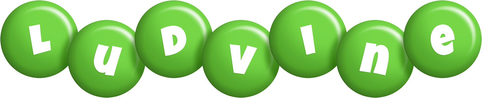 Ludvine candy-green logo
