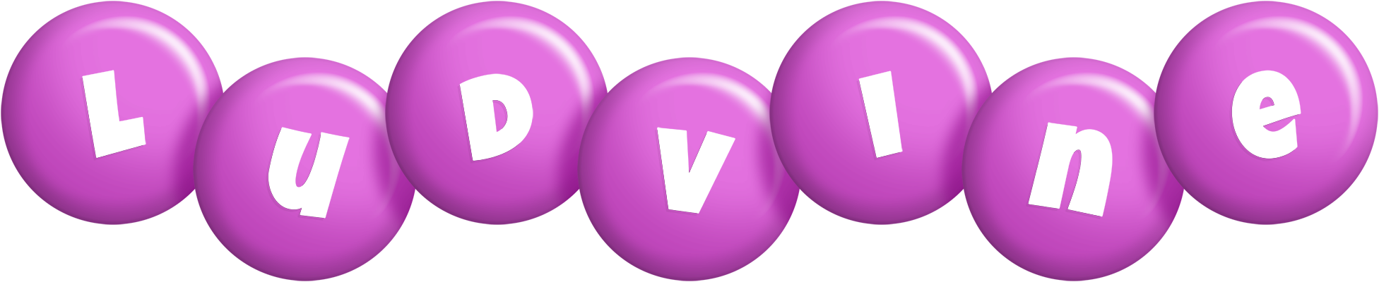 Ludvine candy-purple logo