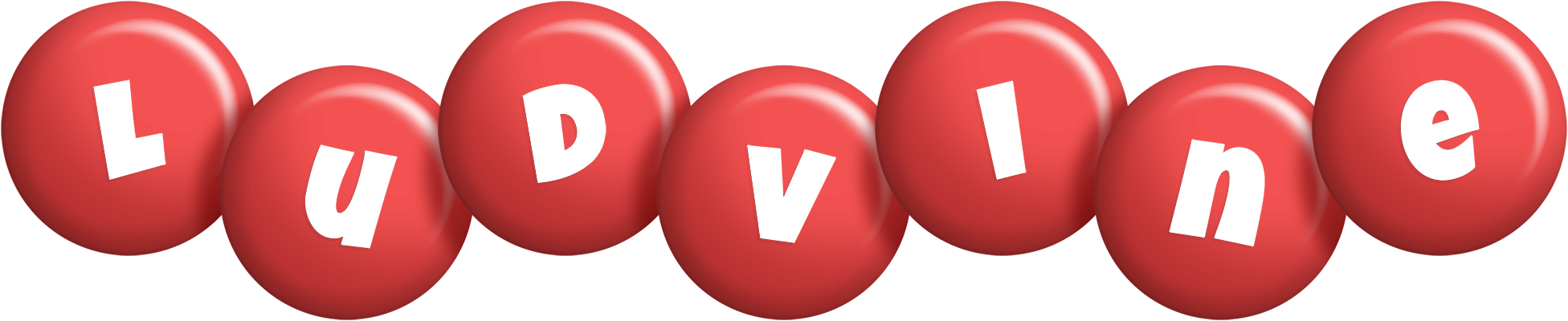Ludvine candy-red logo