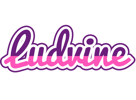 Ludvine cheerful logo