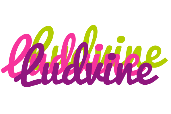 Ludvine flowers logo