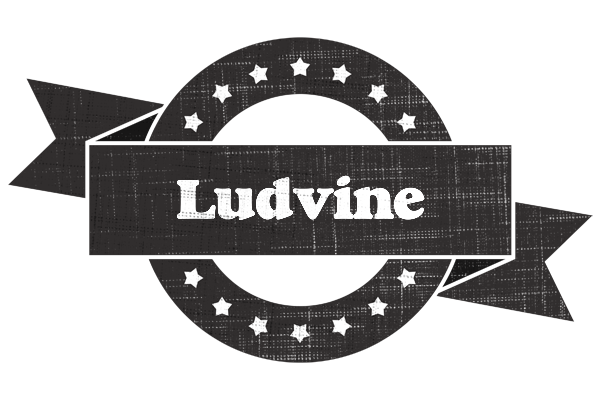 Ludvine grunge logo
