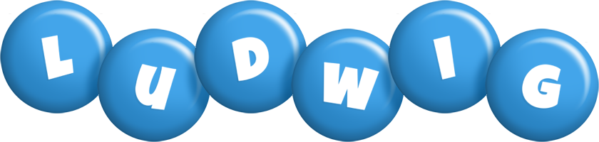 Ludwig candy-blue logo