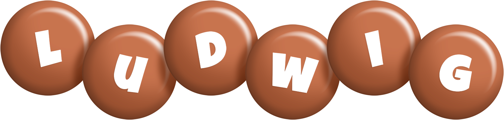 Ludwig candy-brown logo