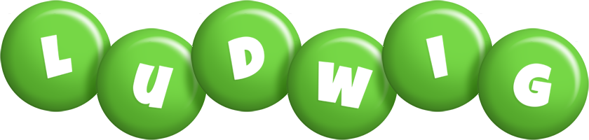 Ludwig candy-green logo