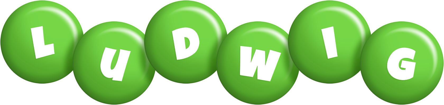 Ludwig candy-green logo