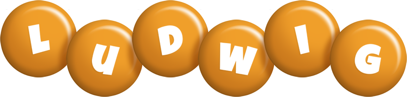 Ludwig candy-orange logo