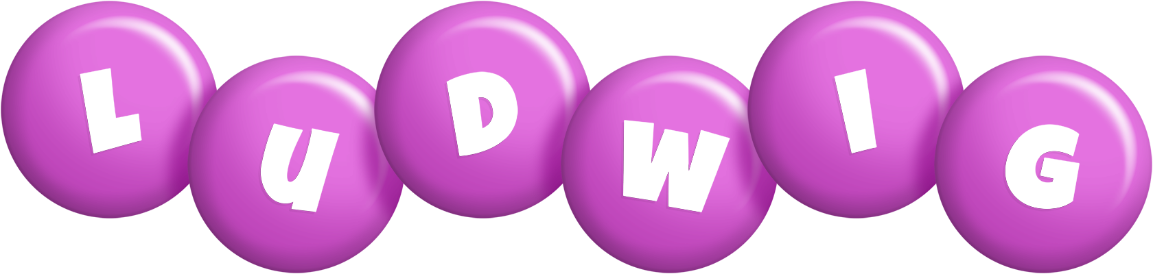 Ludwig candy-purple logo