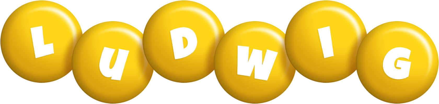 Ludwig candy-yellow logo