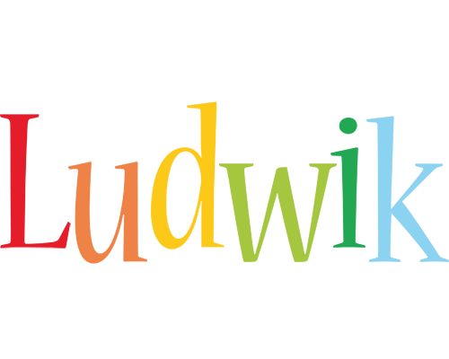 Ludwik birthday logo