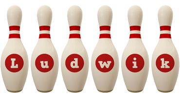 Ludwik bowling-pin logo