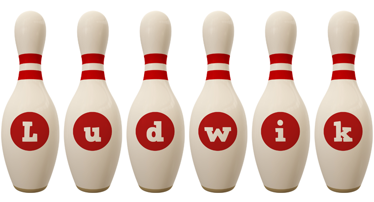 Ludwik bowling-pin logo