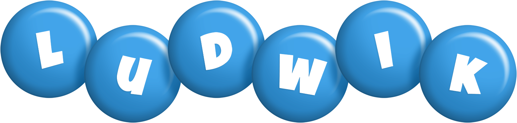 Ludwik candy-blue logo