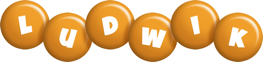 Ludwik candy-orange logo