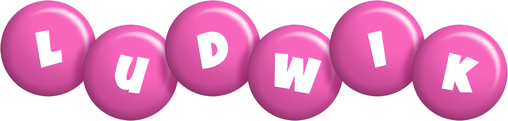 Ludwik candy-pink logo
