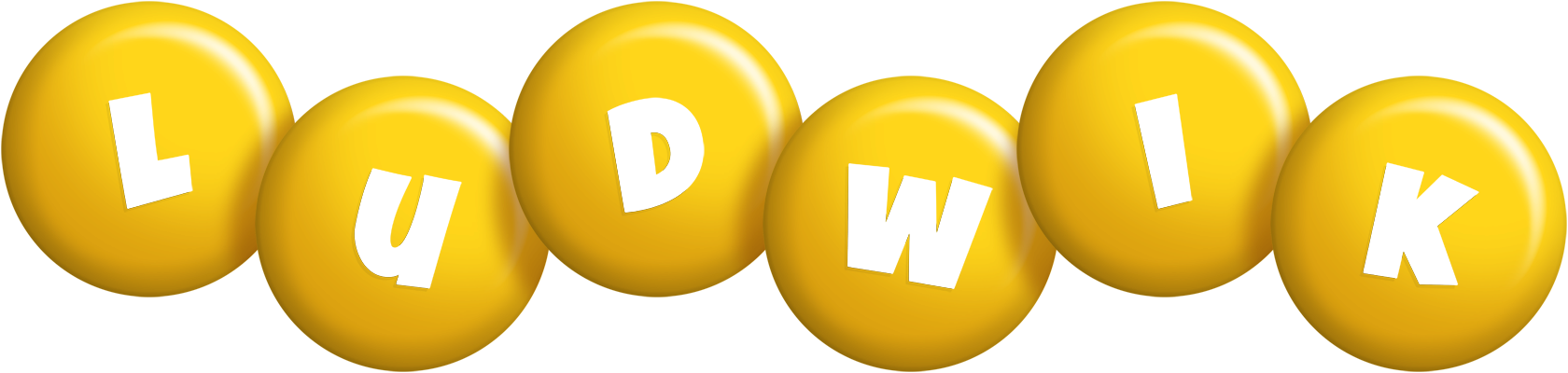 Ludwik candy-yellow logo