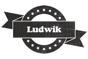 Ludwik grunge logo