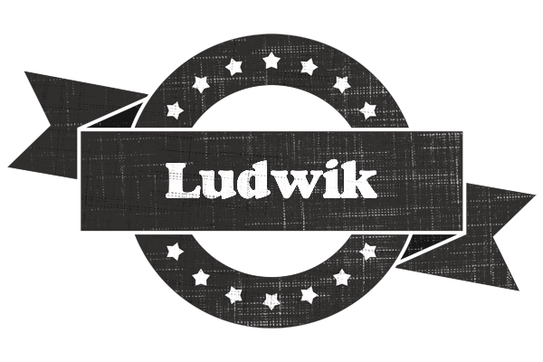 Ludwik grunge logo