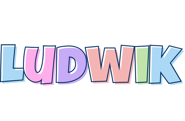 Ludwik pastel logo