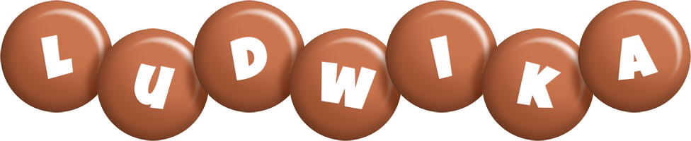 Ludwika candy-brown logo