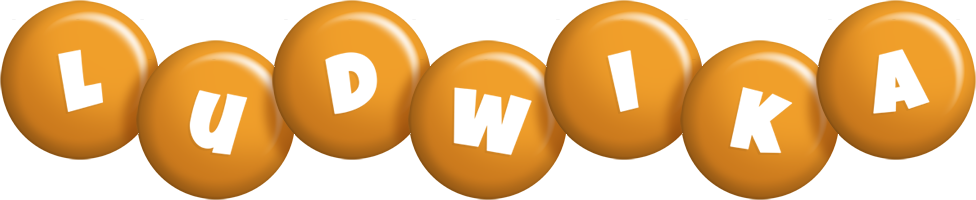 Ludwika candy-orange logo