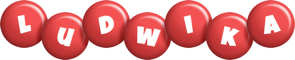 Ludwika candy-red logo