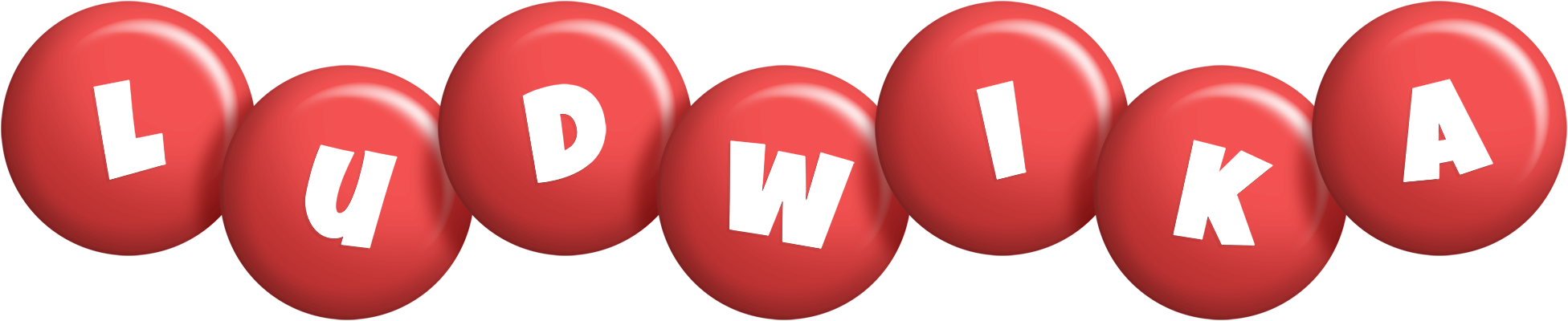 Ludwika candy-red logo