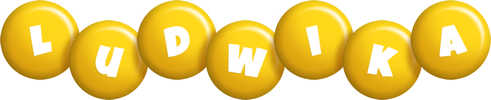 Ludwika candy-yellow logo