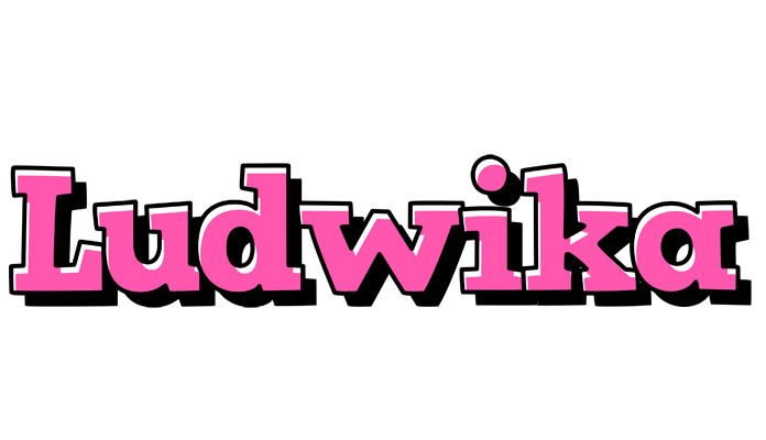 Ludwika girlish logo