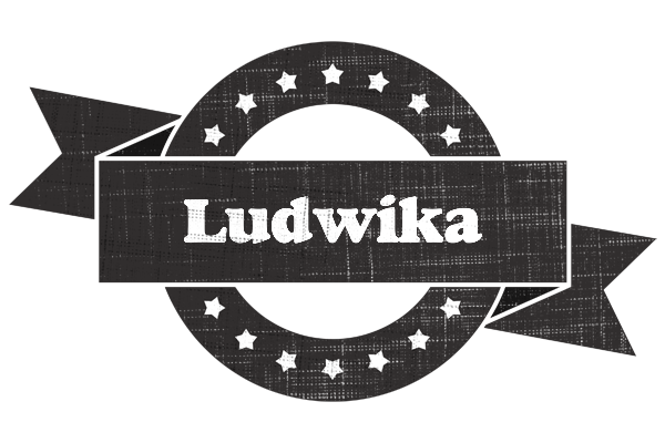Ludwika grunge logo