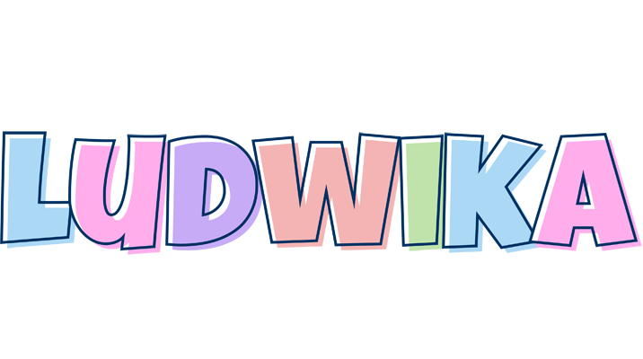 Ludwika pastel logo