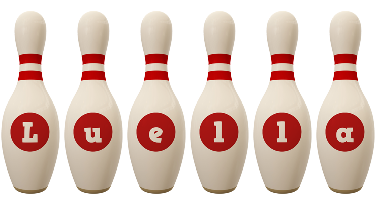 Luella bowling-pin logo
