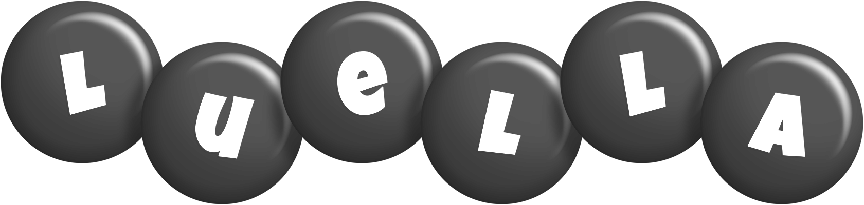 Luella candy-black logo