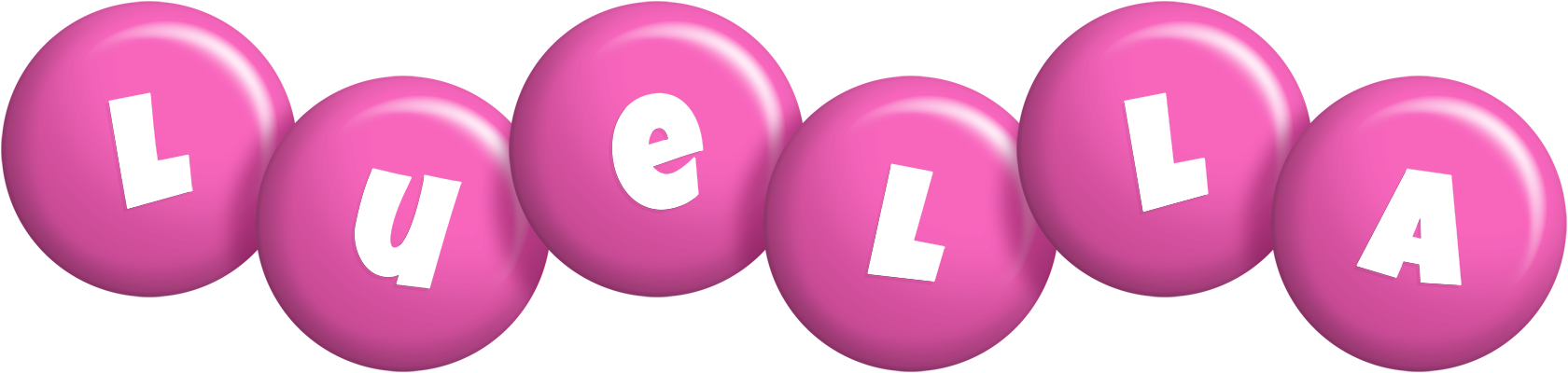 Luella candy-pink logo