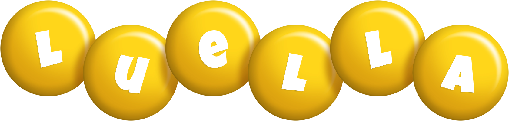 Luella candy-yellow logo