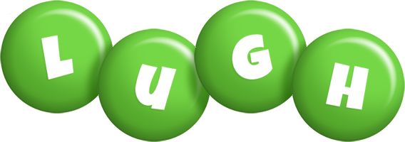 Lugh candy-green logo