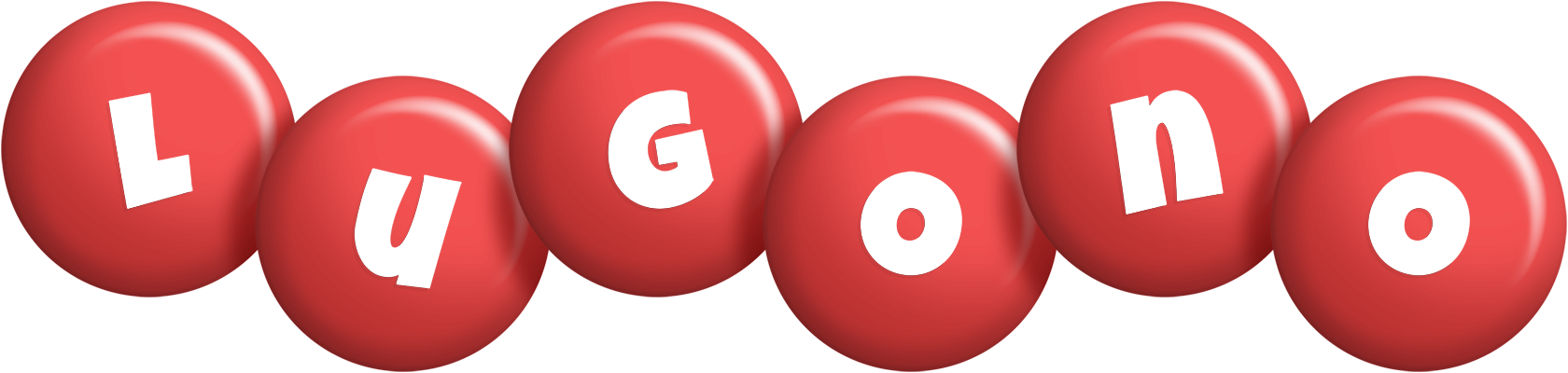 Lugono candy-red logo