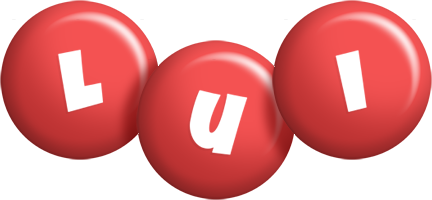 Lui candy-red logo
