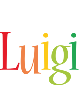 Luigi birthday logo