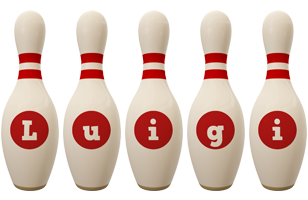 Luigi bowling-pin logo