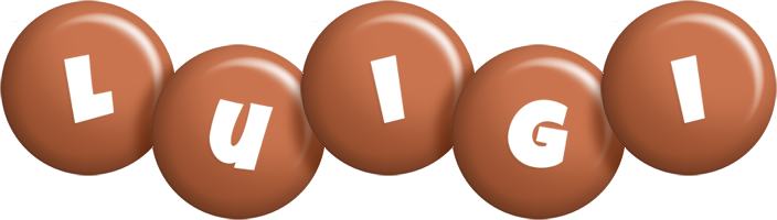 Luigi candy-brown logo