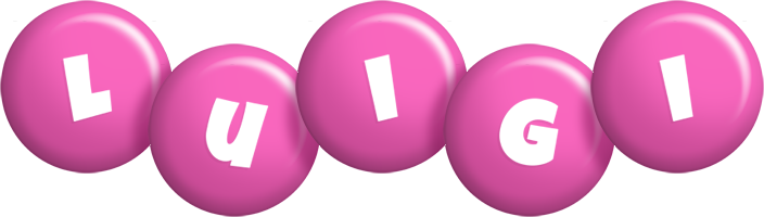 Luigi candy-pink logo