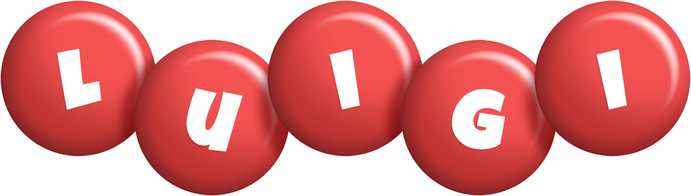 Luigi candy-red logo