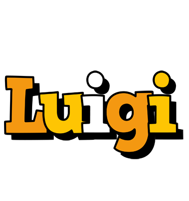 Luigi cartoon logo