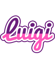 Luigi cheerful logo