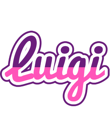 Luigi cheerful logo
